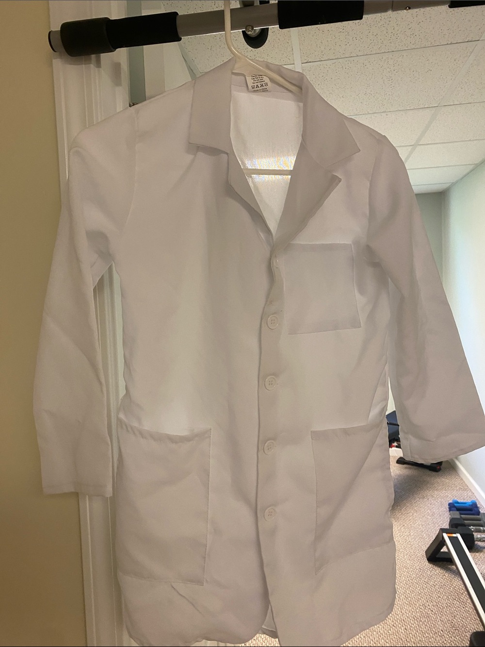 Kids White Scientist Lab Coat Costume